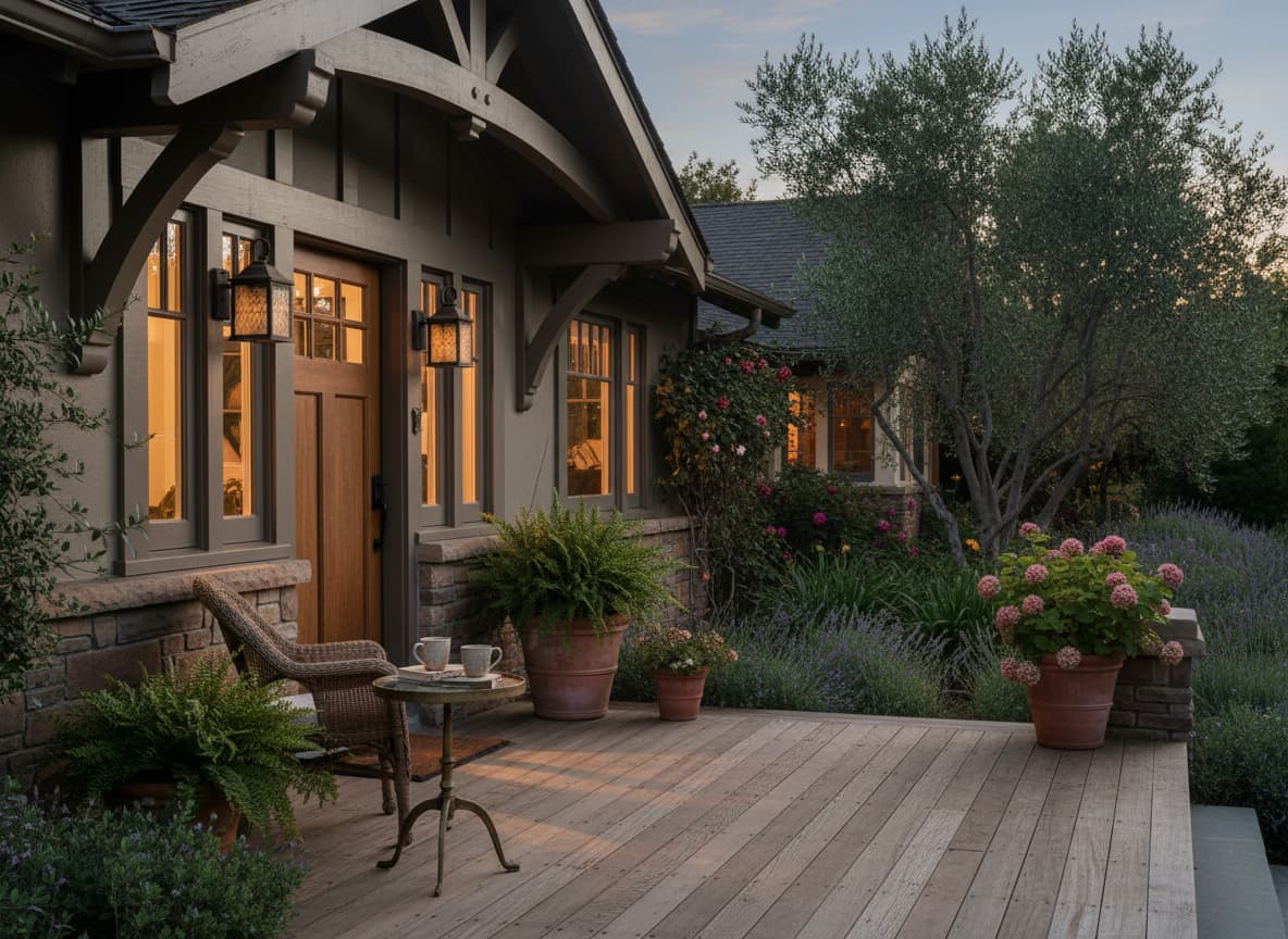 A beautiful Sacramento-area home at golden hour